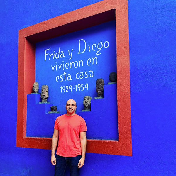 Rafael Agustín at Frida and Diego Rivera Home