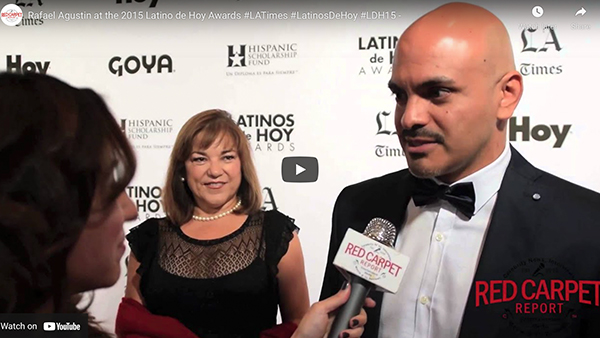 Rafael Agustin at the 2015 Latino de Hoy Awards